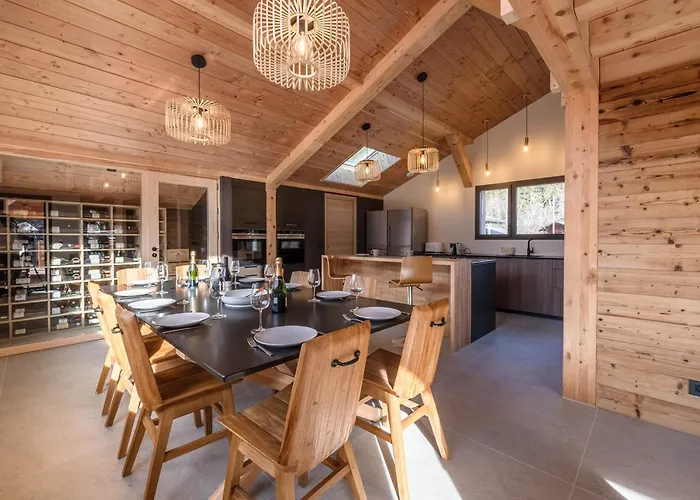 Chalet Avec Jacuzzi Et Animaux Admis, Vue Mont-blanc - Fr-1-343-259