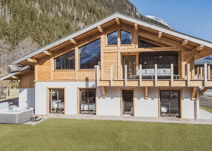 Chalet Avec Jacuzzi Et Animaux Admis, Vue Mont-blanc - Fr-1-343-259 *